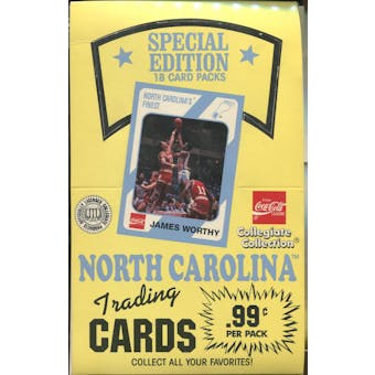 1989/90 Collegiate Collection North Carolina Special Edition Basketball Box