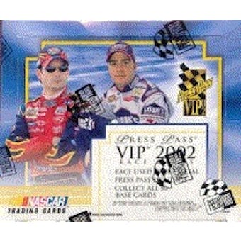 2002 Press Pass VIP Racing Hobby Box