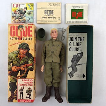 GI Joe 1964 Action Soldier Figure with Original Box (3)