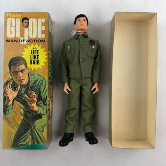 GI Joe 1970 Man of Action Figure Fuzzy Head with Original Box (4)