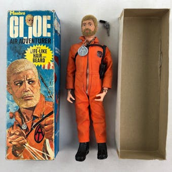 GI Joe 1970 Air Adventurer Figure Fuzzy Head with Original Box (3)