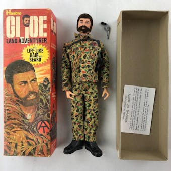 GI Joe 1970 Land Adventurer Figure with Original Box (2)