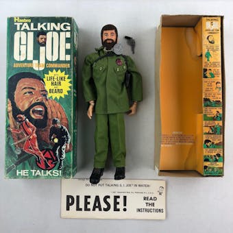 GI Joe 1970 Talking Adventure Team Commander Figure with Original Box (1)