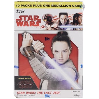 Star Wars The Last Jedi 10-Pack Box (Topps 2017)
