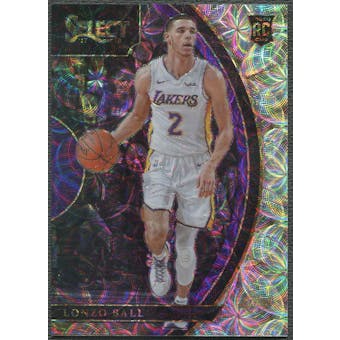2017/18 Select Prizms #28 Lonzo Ball Scope Concourse Rookie