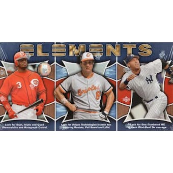 2007 Upper Deck Elements Baseball Hobby Box