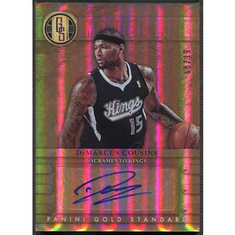 2012/13 Panini Gold Standard #47 DeMarcus Cousins Mother Lode Auto #68/99