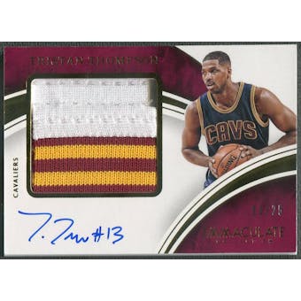 2015/16 Immaculate Collection #PPATTH Tristan Thompson Premium Patch Auto #11/25
