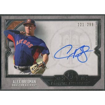 2017 Topps Museum Collection #AAAB Alex Bregman Rookie Archival Auto #221/299