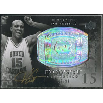 2011/12 Exquisite Collection #CBCA Vince Carter Championship Bling Auto #17/99