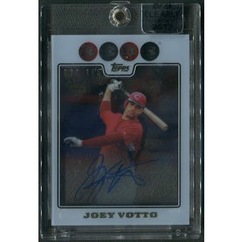 2017 Topps Clearly Authentic #CARAUJV Joey Votto Rookie Reprint Auto #126/135