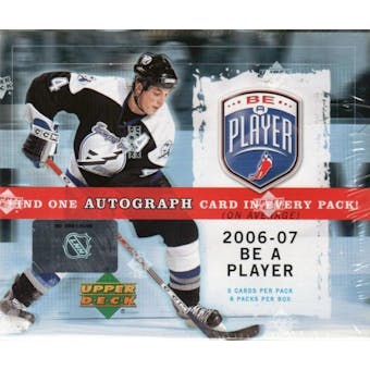 2006/07 Upper Deck Be A Player Signature Hockey Hobby Box