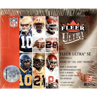 2007 Fleer Ultra SE Football Hobby Box