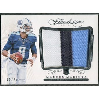 2015 Panini Flawless #RPMM Marcus Mariota Rookie Patch #05/25