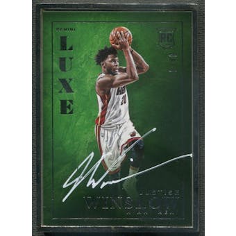 2015/16 Panini Luxe #7 Justise Winslow Rookie Auto #18/49