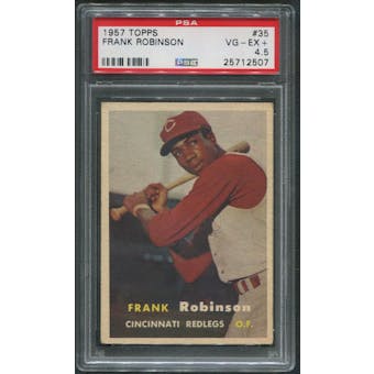 1957 Topps Baseball #35 Frank Robinson Rookie PSA 4.5 (VG-EX+)