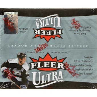 2006/07 Fleer Ultra Hockey 24 Pack Box (UD)