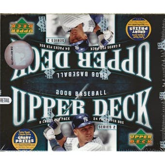 2006 Upper Deck Series 2 Baseball 24 Pack Box