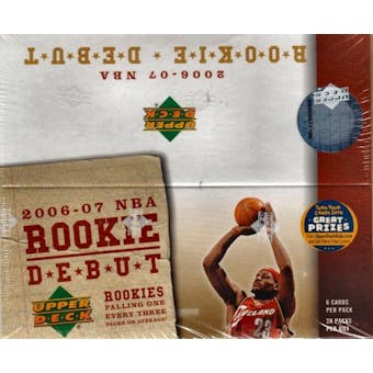 2006/07 Upper Deck Rookie Debut Basketball 28 Pack Box