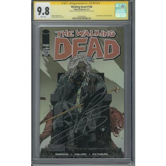 Walking Dead #108 CGC 9.8 (W) Signature Series Khary Payton *1598369006*