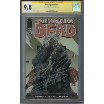 Walking Dead #108 CGC 9.8 (W) Signature Series Khary Payton *1598369005*