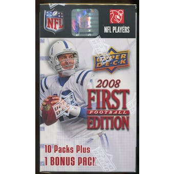 2008 Upper Deck 1st Edition Football 10-Pack Blaster Box