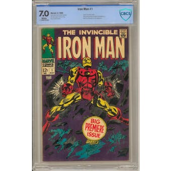 Iron Man #1 CBCS 7.0 (W) *17-20BB72D-006