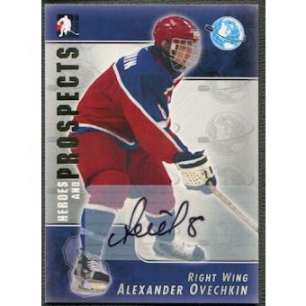 2005/06 ITG Heroes and Prospects Series II #AAO2 Alexander Ovechkin Auto SP