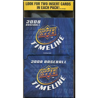2008 Upper Deck Timeline Baseball 48-Pack Retail Box