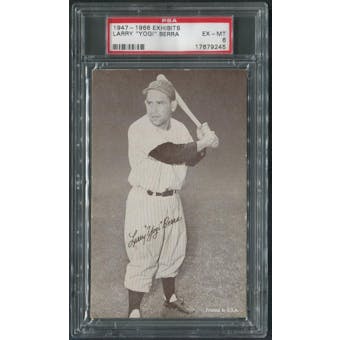 1947-66 Exhibits Baseball Yogi Berra PSA 6 (EX-MT)