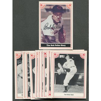 1983 ASA Baseball Bob Feller Set of 12 With 1 Auto #105/2000
