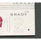 2000 UD Graded #104 Tom Brady Rookie #0063/1325 (Damaged)