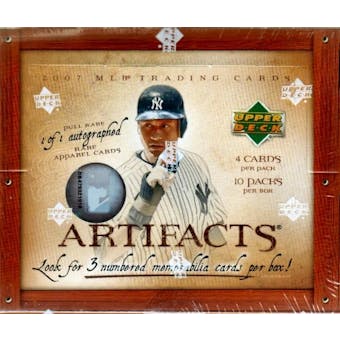 2007 Upper Deck Artifacts Baseball Hobby Box