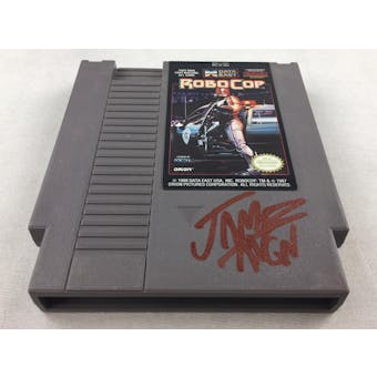 Nintendo (NES) RoboCop AVGN James Rolfe Red Autograph Cart