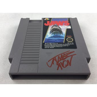 Nintendo (NES) Jaws AVGN James Rolfe Red Autograph Cart