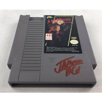Nintendo (NES) A Nightmare On Elm Street AVGN James Rolfe Red Autograph Cart