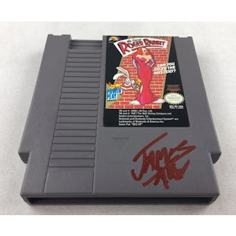 Nintendo (NES) Who Framed Roger Rabbit AVGN James Rolfe Red Autograph Cart