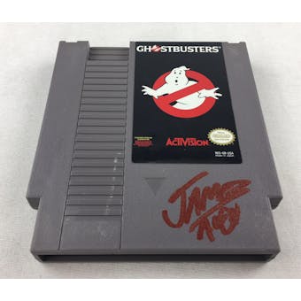Nintendo (NES) Ghostbusters AVGN James Rolfe Red Autograph Cart