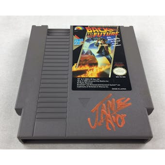 Nintendo (NES) Back to the Future AVGN James Rolfe Orange Autograph Cart