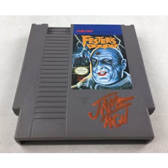 Nintendo (NES) Fester's Quest AVGN James Rolfe Orange Autograph Cart