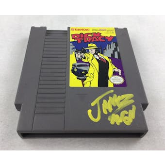Nintendo (NES) Dick Tracy AVGN James Rolfe Yellow Autograph Cart