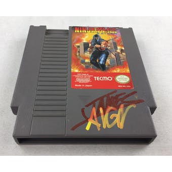 Nintendo (NES) Ninja Gaiden AVGN James Rolfe Red/Yellow Autograph Cart