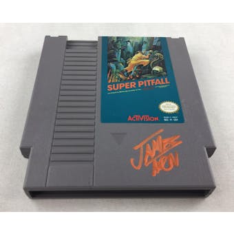 Nintendo (NES) Super Pitfall AVGN James Rolfe Orange Autograph Cart