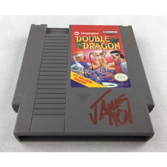 Nintendo (NES) Double Dragon AVGN James Rolfe Red Autograph Cart