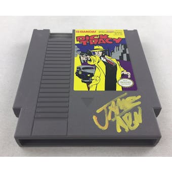 Nintendo (NES) Dick Tracy AVGN James Rolfe Yellow/Red Autograph Cart
