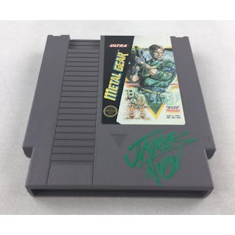Nintendo (NES) Metal Gear AVGN James Rolfe Green Autograph Cart
