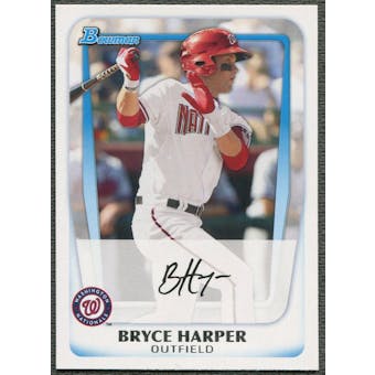 2011 Bowman Baseball #BP1A Bryce Harper Rookie