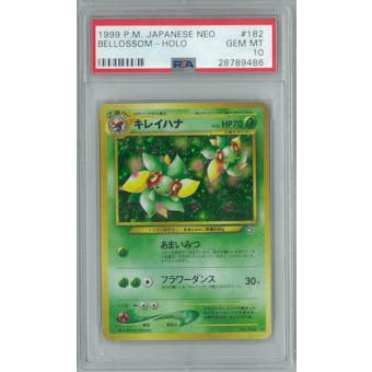 Pokemon Neo Genesis Japanese Bellossom PSA 10 GEM MINT