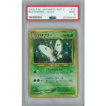 Pokemon Neo Discovery Japanese Butterfree PSA 9