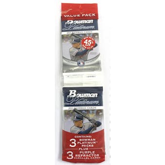 2011 Bowman Platinum Baseball Jumbo Fat Pack